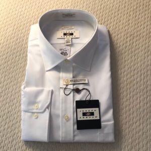 100% White dress shirt.
